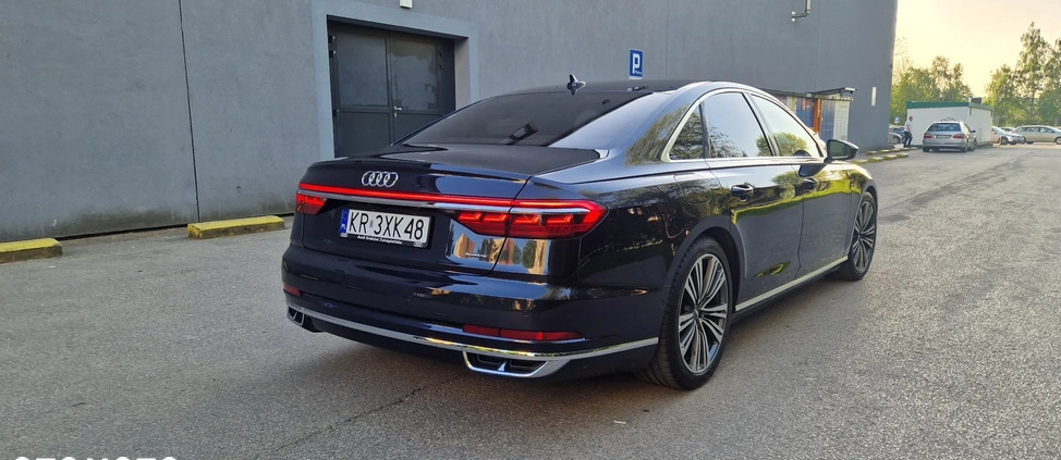 Audi A8 cena 292435 przebieg: 96000, rok produkcji 2019 z Nowogard małe 46
